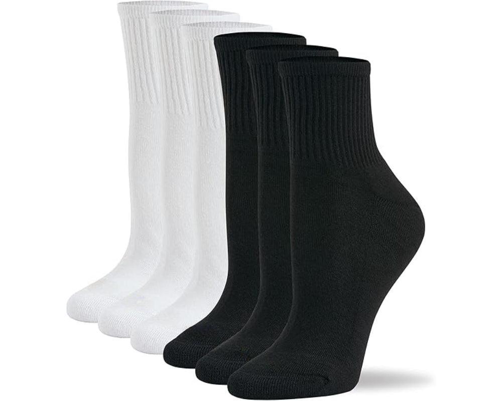6 Pair Versatile Comfy Cushioned Socks For Daily Wear-Plantar Socks