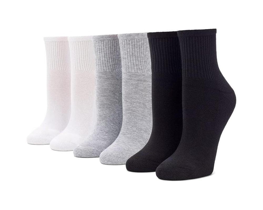 6 Pair Versatile Comfy Cushioned Socks For Daily Wear-Plantar Socks