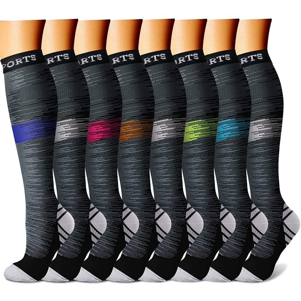 Supporting Circulation Pair Of 8 Socks For Men