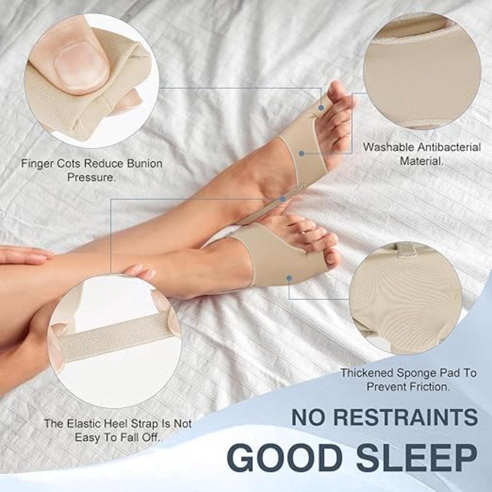 1 Pair Orthopedic Toe Straightener With Elastic Support Bunions Relief Socks-Plantar Socks