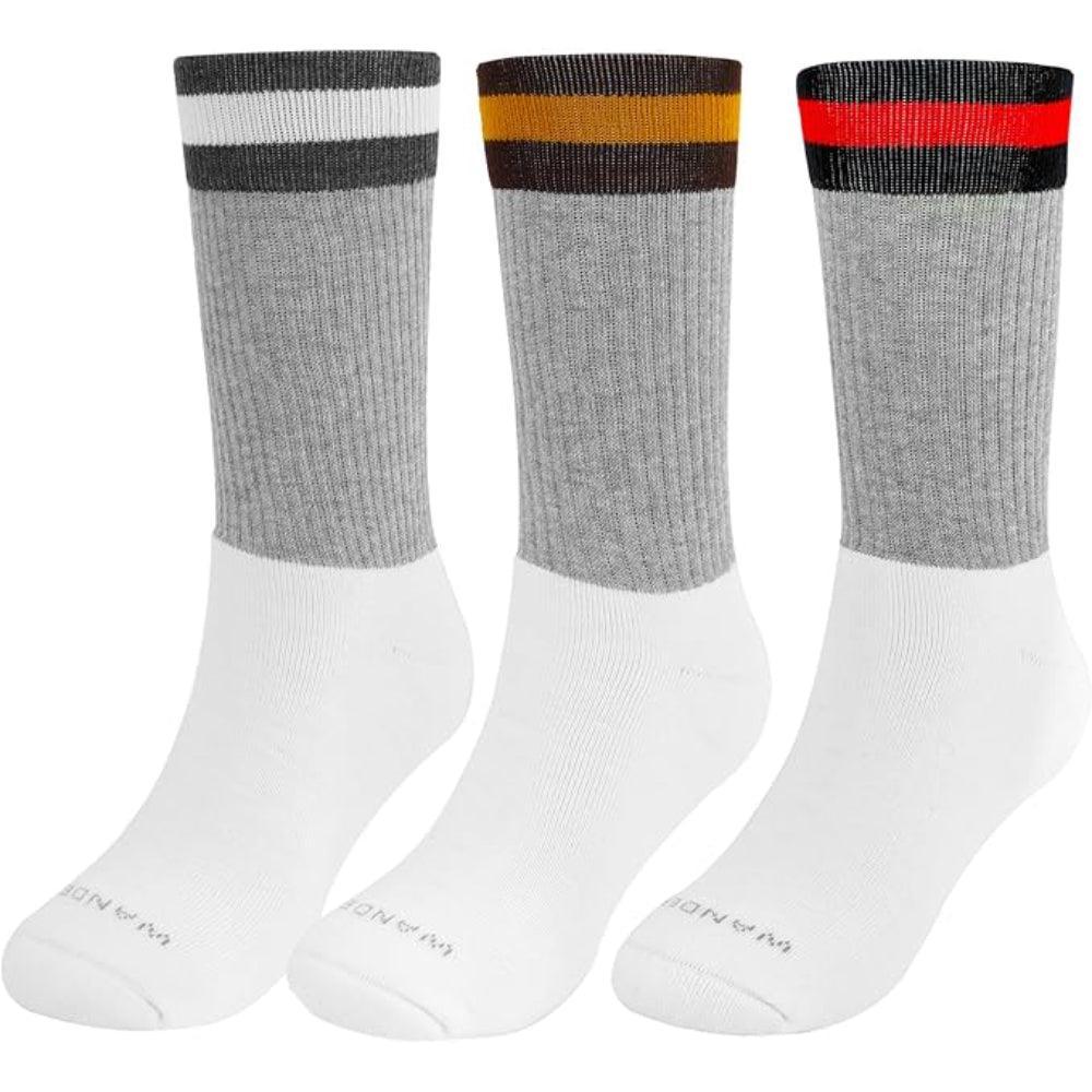 3 Pairs Classic Cushioned Socks - Everyday Comfort and Versatility-Plantar Socks