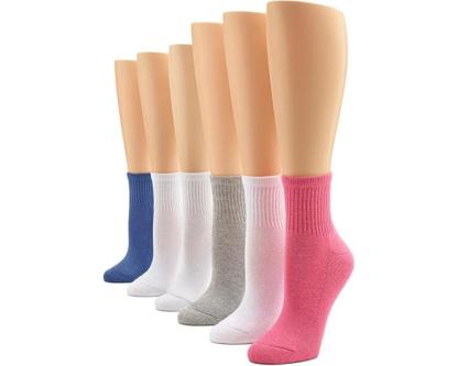 6 Pair Versatile Comfy Cushioned Socks For Daily Wear-Plantar Socks