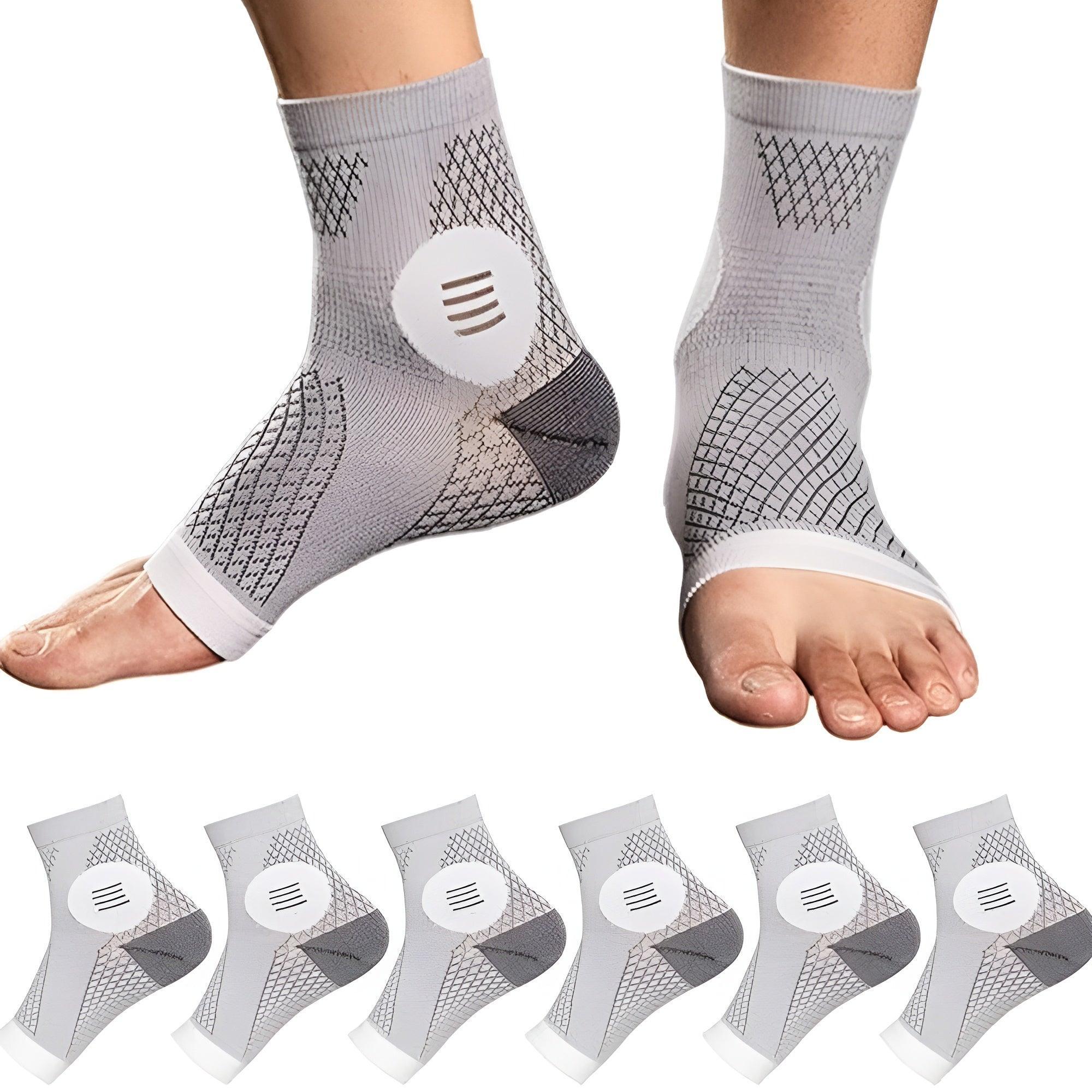 3 Pairs Compression Arthritis Support Socks-Plantar Socks3 Pairs Compression Arthritis Support Socks - Image 4