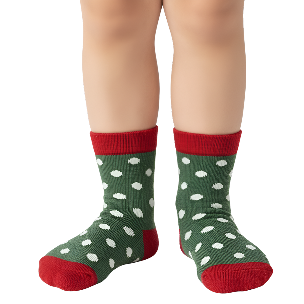 5 Pairs Of Christmas Cartoon Design Socks