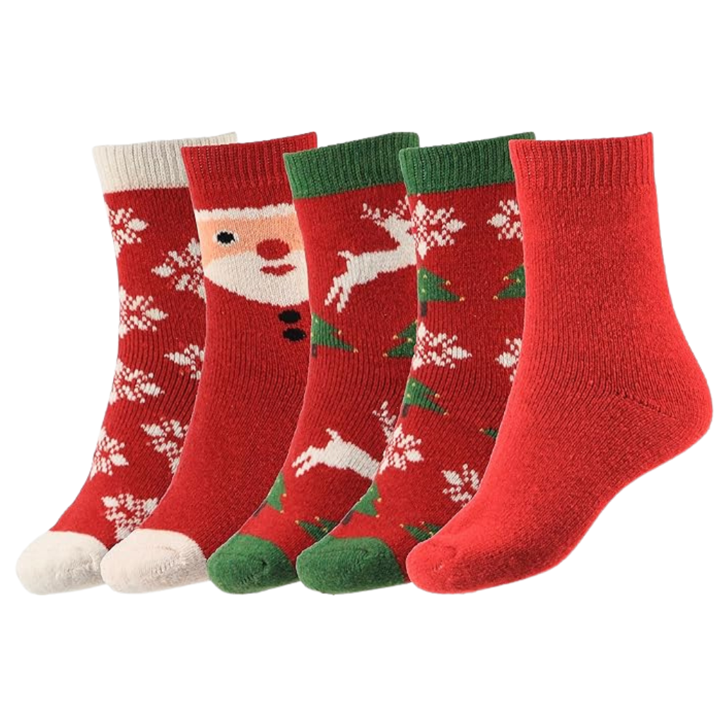 Boot Socks for Women Winter Solid Thick Warm SocksSolid Knit Boot Style Crew Socks - Image 9