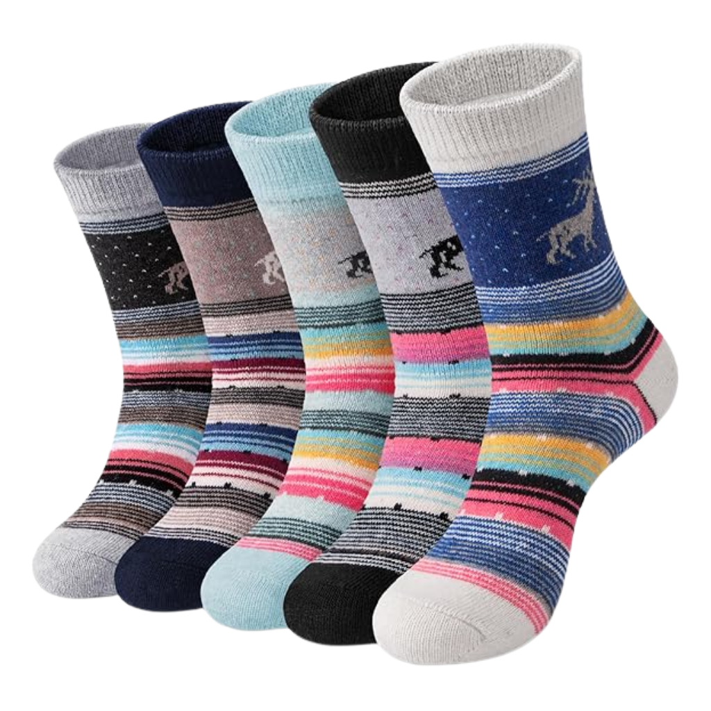 Warm Winter Socks Knit Crew Calf Hiking Boot Sock