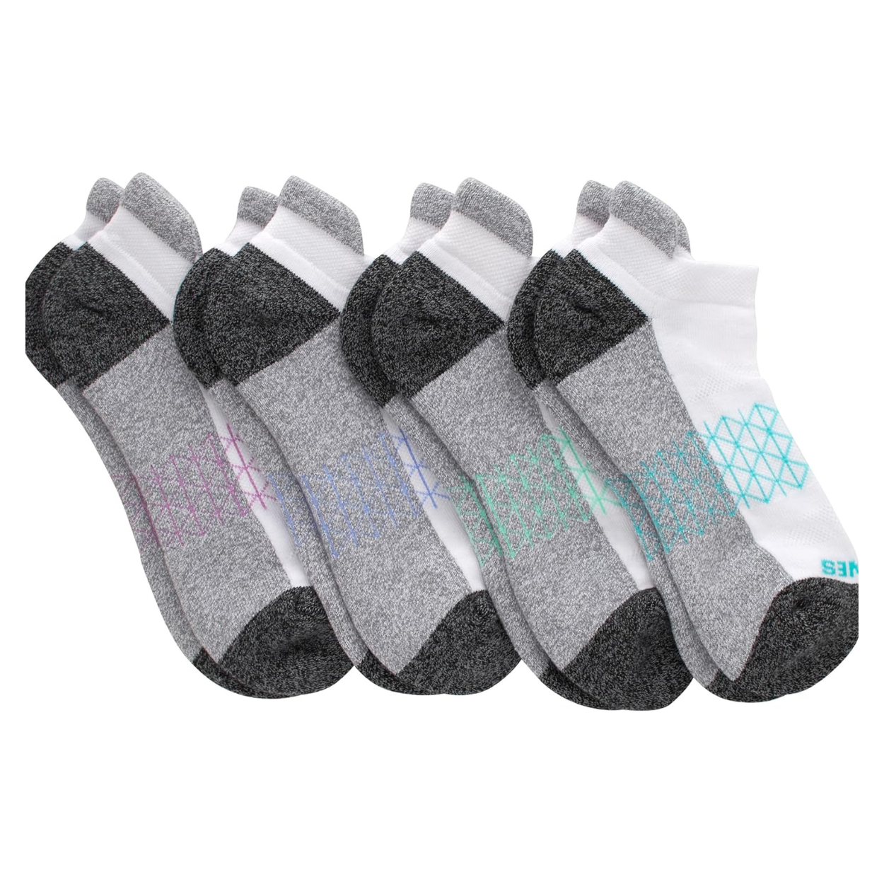 4 Pack Active Cushioned Socks For Women