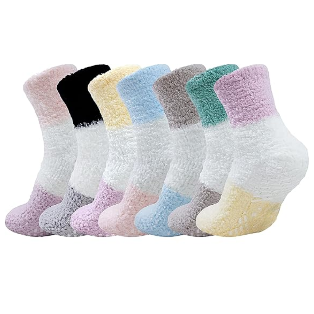 Knit Texture Blend Crew Pattern Socks