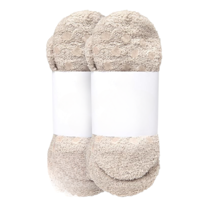 Textured Cloud Knit Crew Lounge Socks