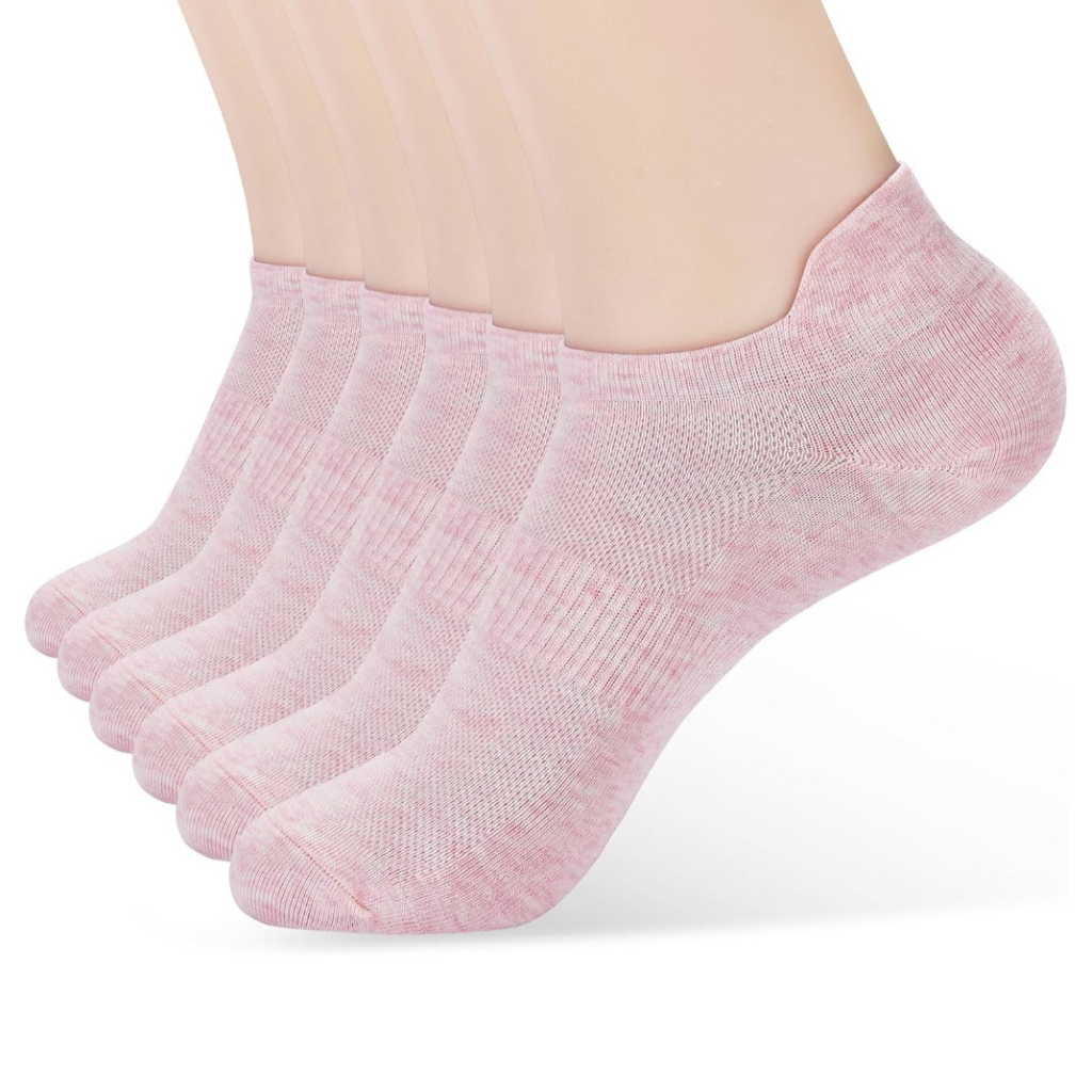 6 Pairs Men and Womens Ankle Thin Athletic Running Low Cut Socks