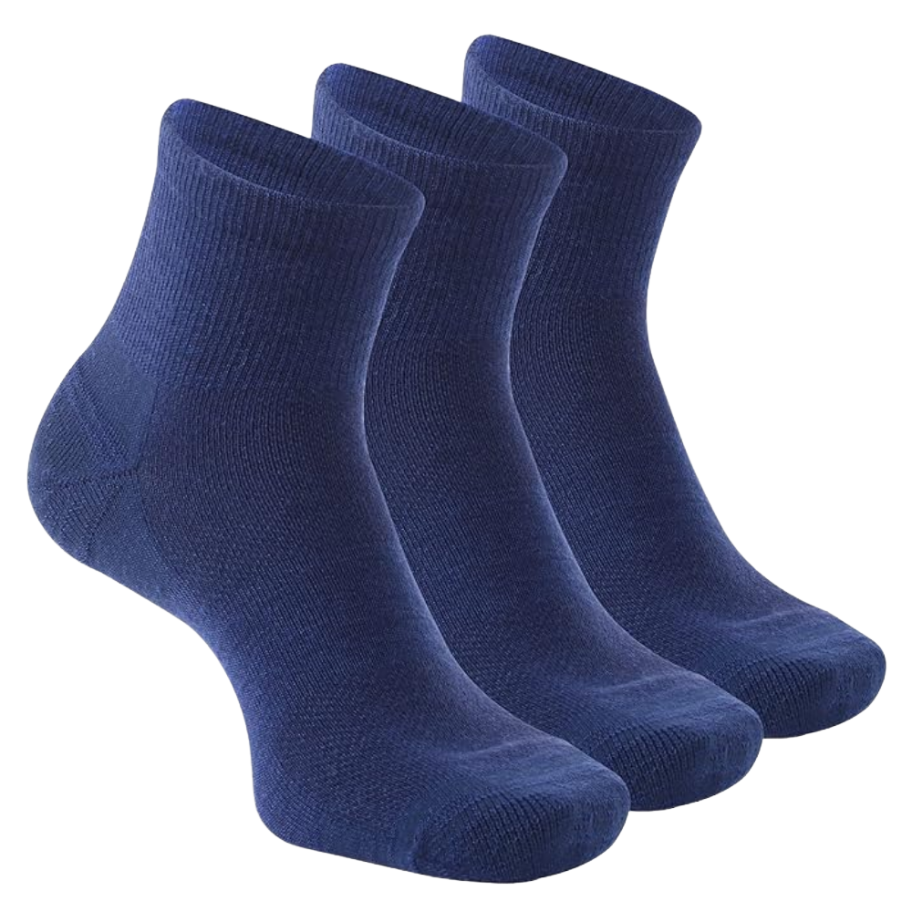 3 Pairs Of Soft Thin Everyday Use Wool Running Socks