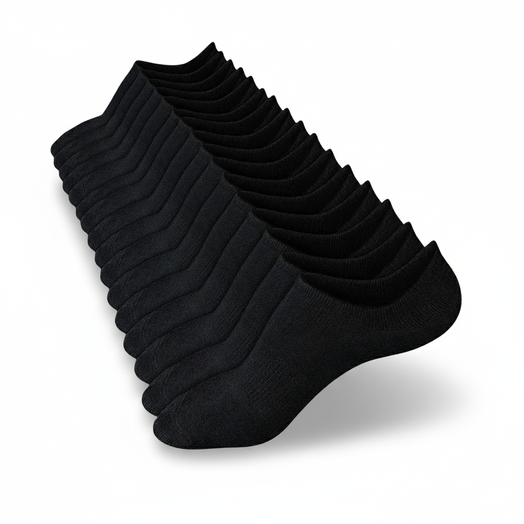 8 Pairs Low Socks Non Slip Flat Boat Line Socks