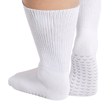 2 Pairs Extra Wide Neuropathy Socks – Comfort and Stability-Plantar Socks