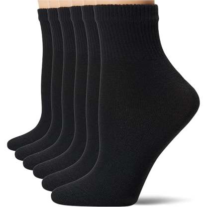 Pair Of 6 Comfy Cushioned Socks-Plantar Socks