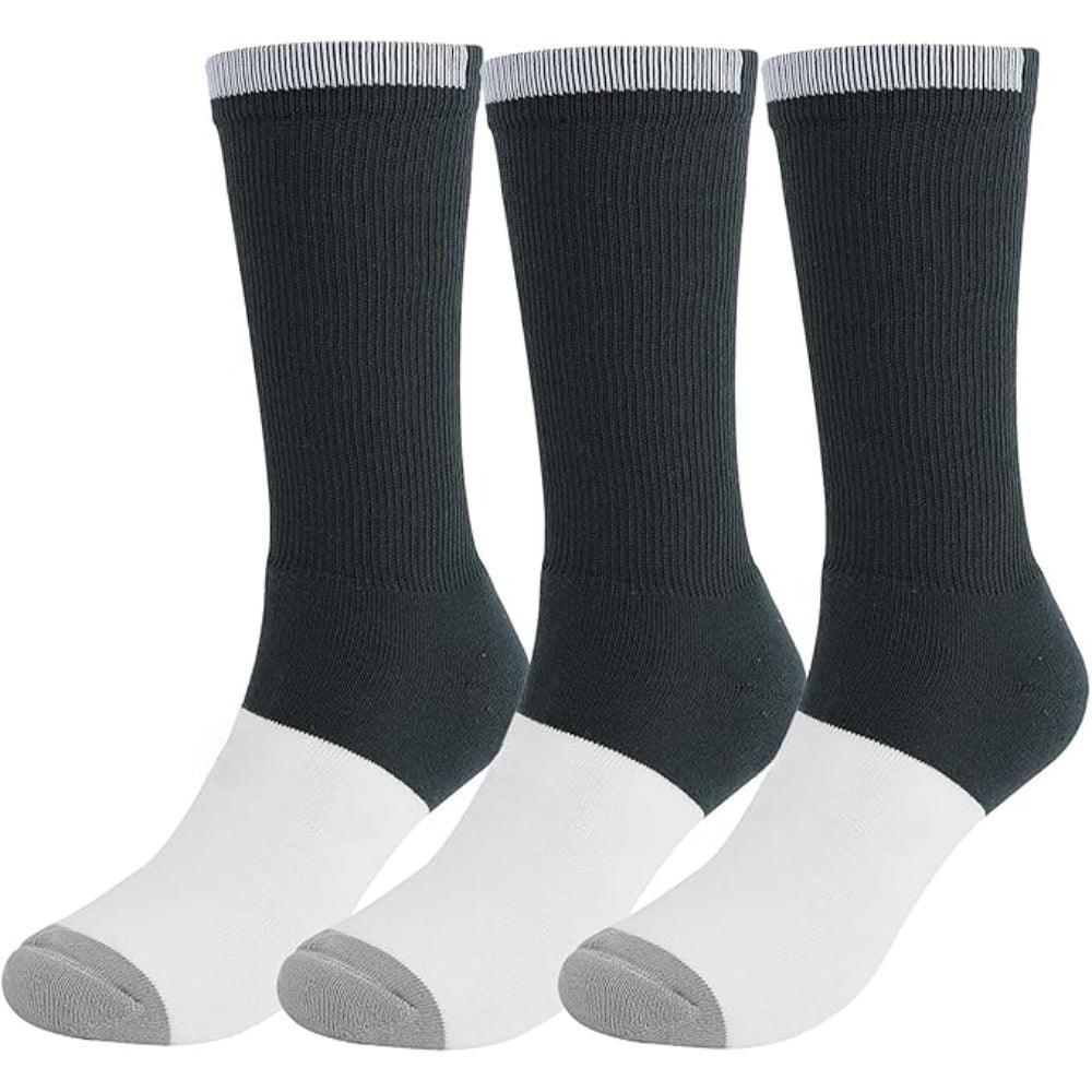 3 Pairs Classic Cushioned Socks - Everyday Comfort and Versatility-Plantar Socks