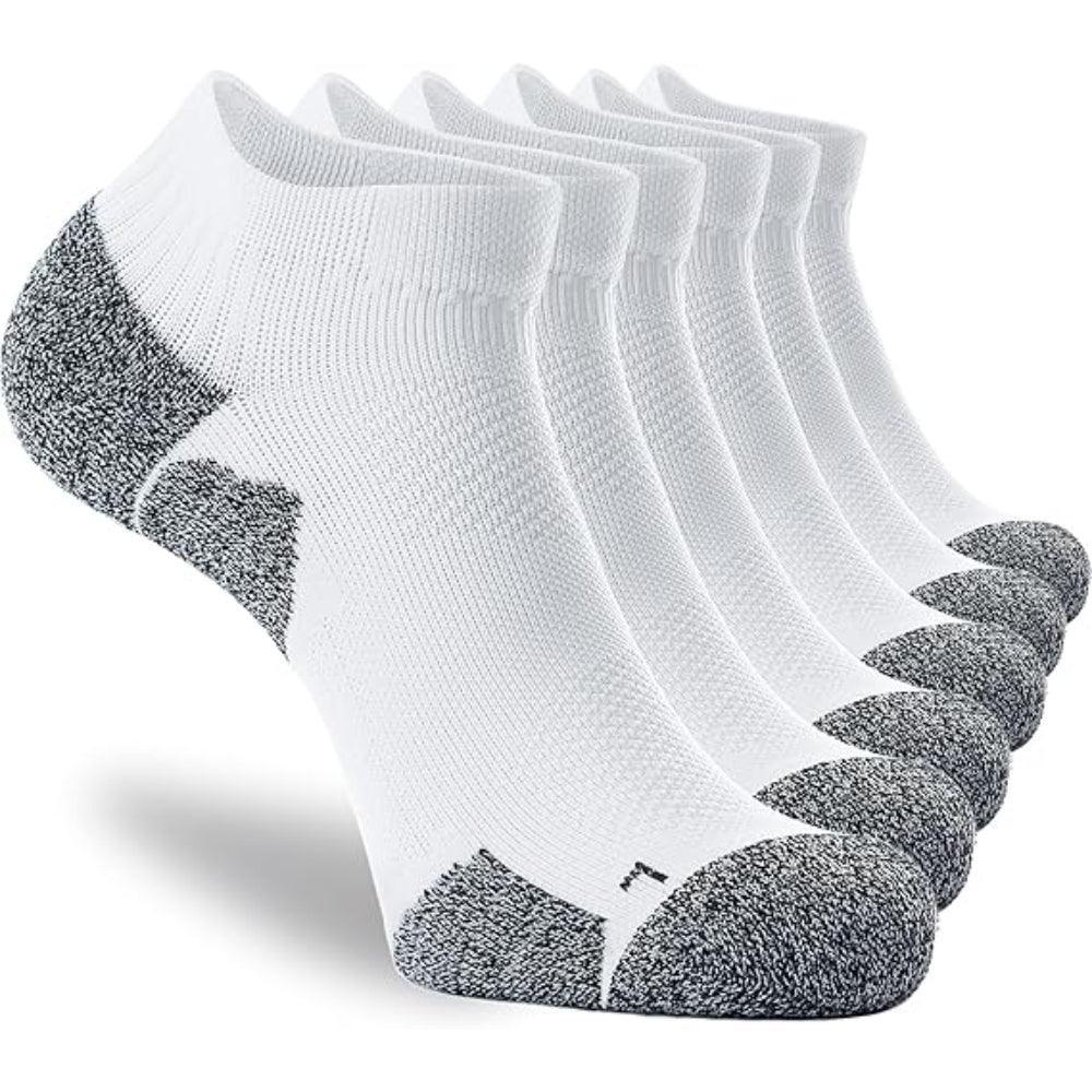 6 Pair Low Cut Athletic Compression Arthritis Socks-Plantar Socks