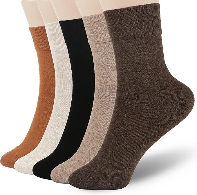 5 Of Pairs Thin Soft Cozy Socks5 Pair Of Thin Soft Cozy Socks - Image 5