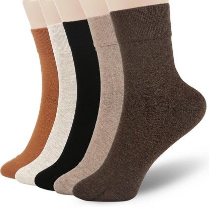 5 Of Pairs Thin Soft Cozy Socks