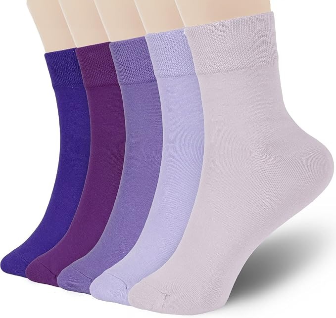 5 Of Pairs Thin Soft Cozy Socks5 Pair Of Thin Soft Cozy Socks - Image 6