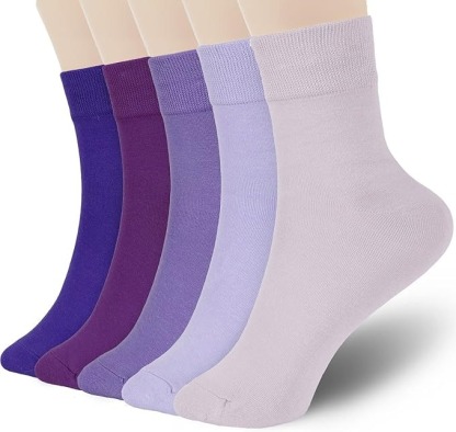 5 Of Pairs Thin Soft Cozy Socks