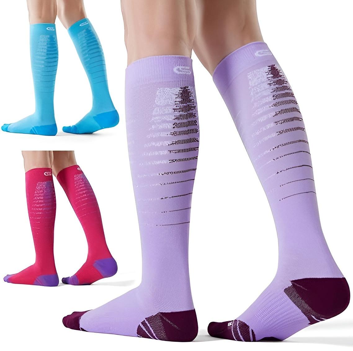 One Pair Cushioned Arthritis Socks For Enhanced Support-Plantar Socks