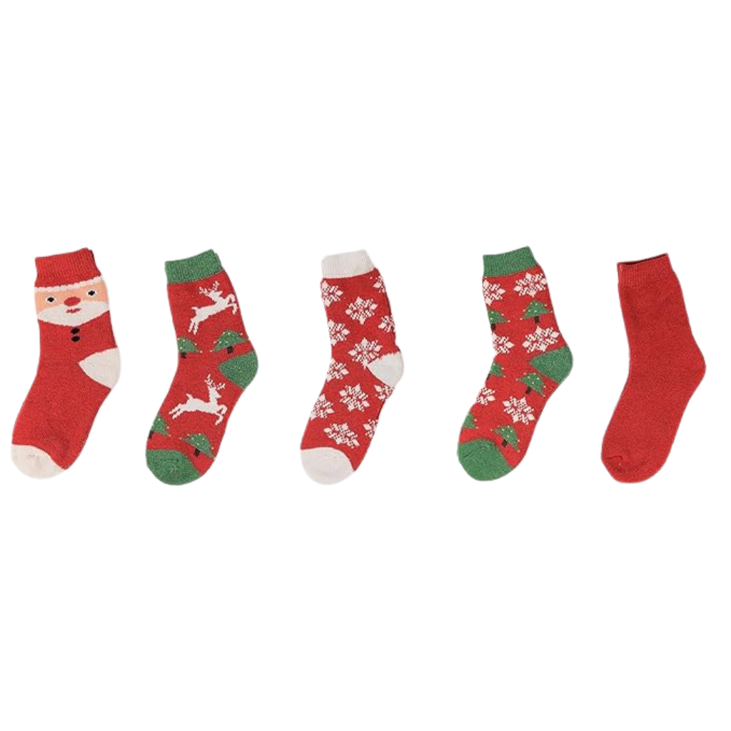 Boot Socks for Women Winter Solid Thick Warm SocksSolid Knit Boot Style Crew Socks - Image 3