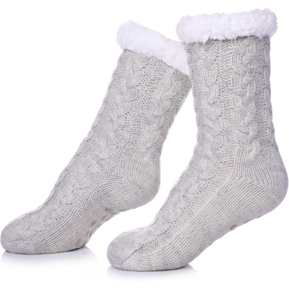 Women Winter Super Soft Warm Cozy Fleece Lined Fuzzy Slipper Socks