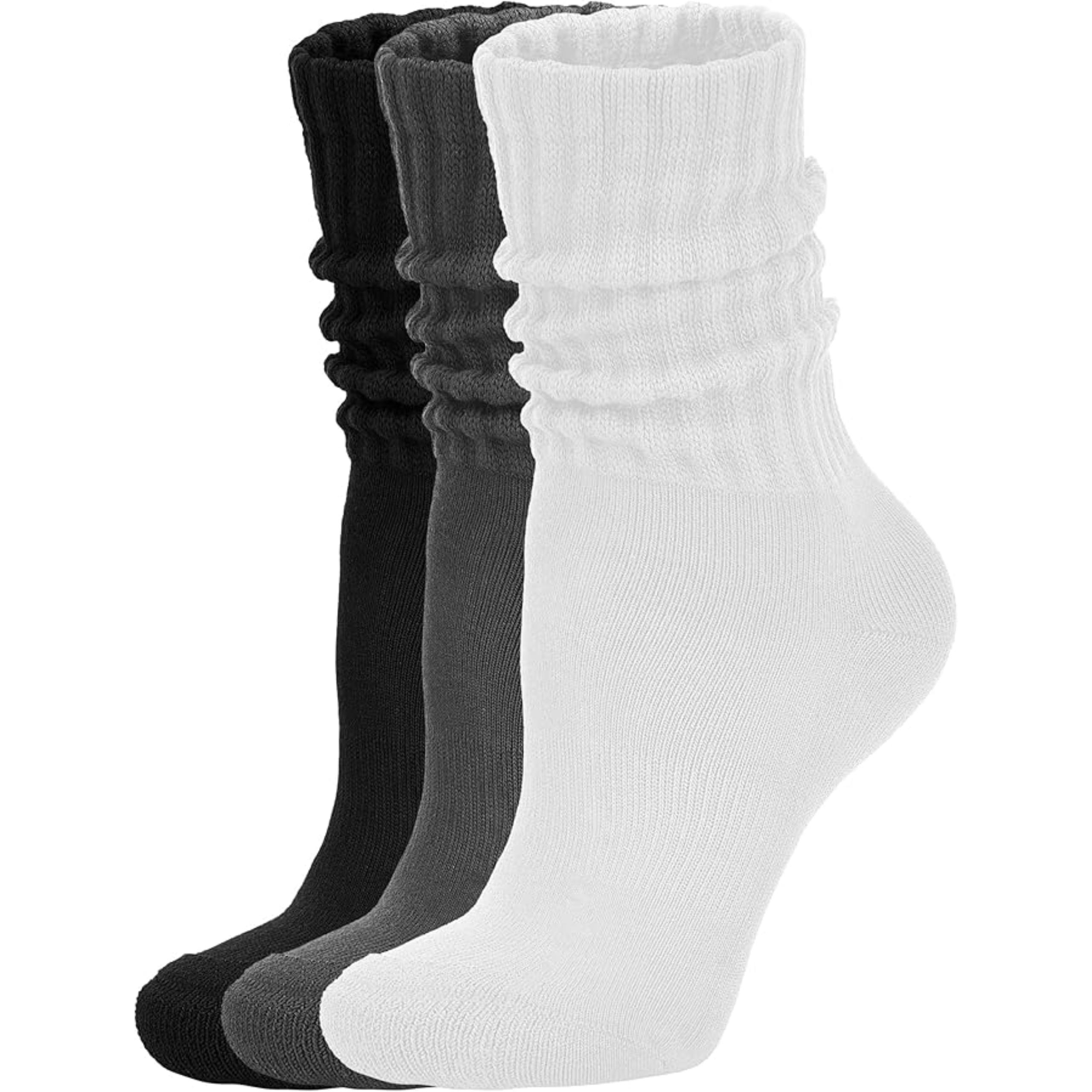 Women Pack Of 3 Scrunch Crew Socks3 Pairs Of Women Scrunch Crew Socks - Image 6