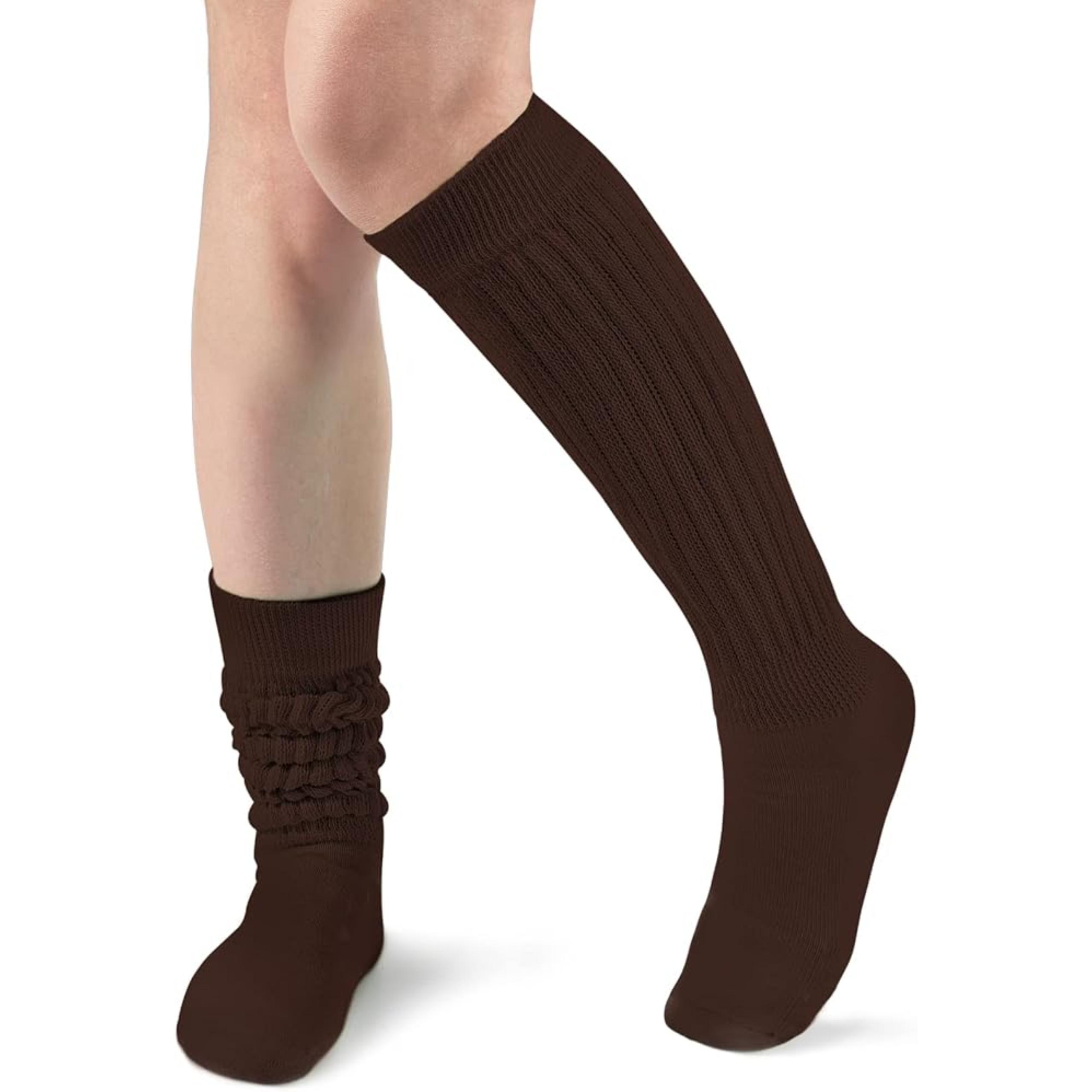 Women Knit Slouch SocksKnit High Boot Long Tube Scrunch Sock For Woman - Image 12