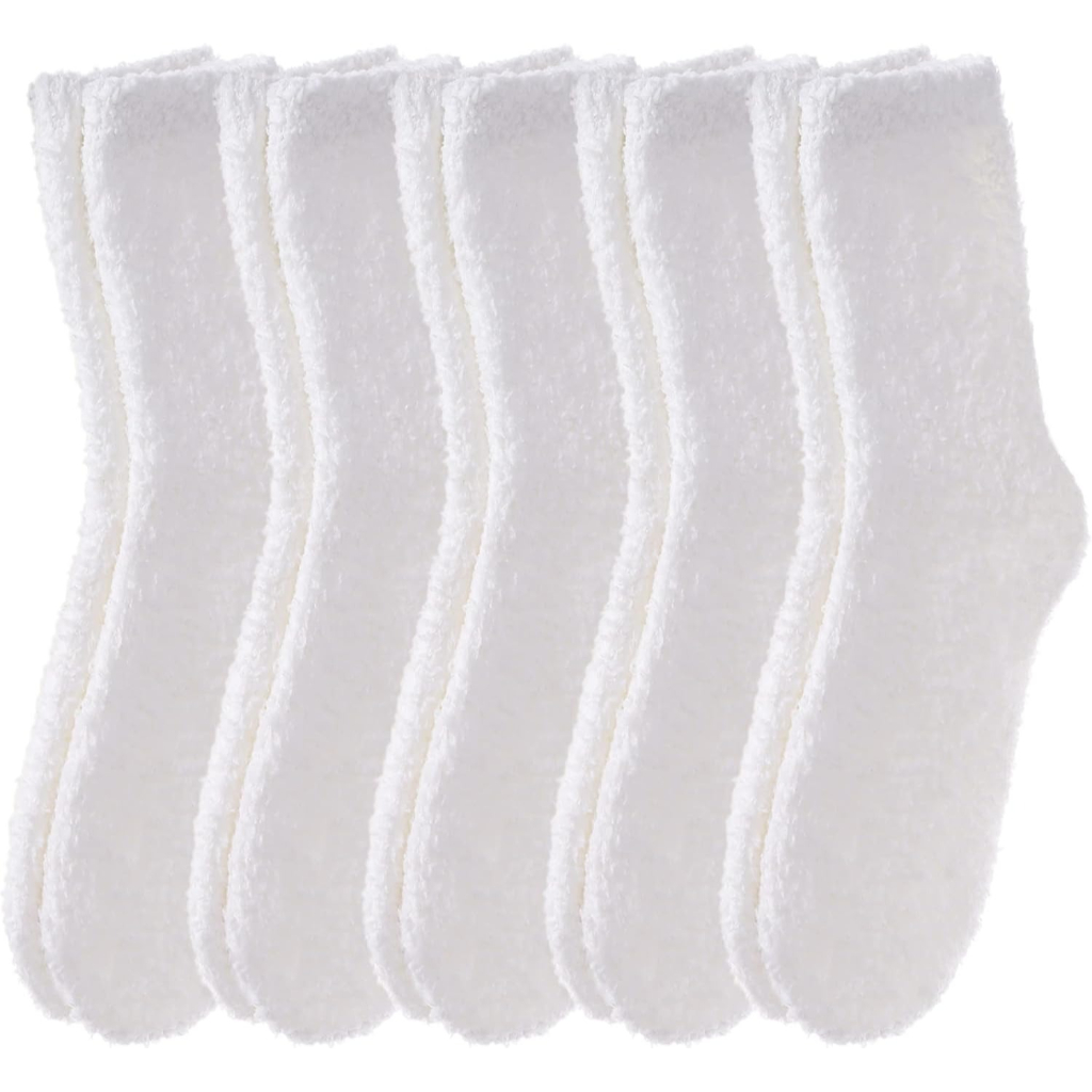 Women Super Soft Fuzzy Cozy Microfiber Winter Warm Slipper SocksSuper Soft Fuzzy Cozy Microfiber Winter Warm Slipper 5 Pair Of Socks - Image 13