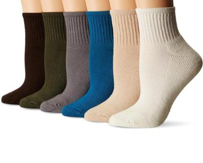 6 Pair Versatile Comfy Cushioned Socks For Daily Wear-Plantar Socks