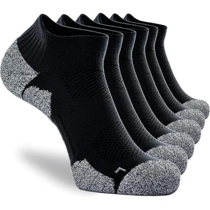 6 Pair Low Cut Athletic Compression Arthritis Socks-Plantar Socks