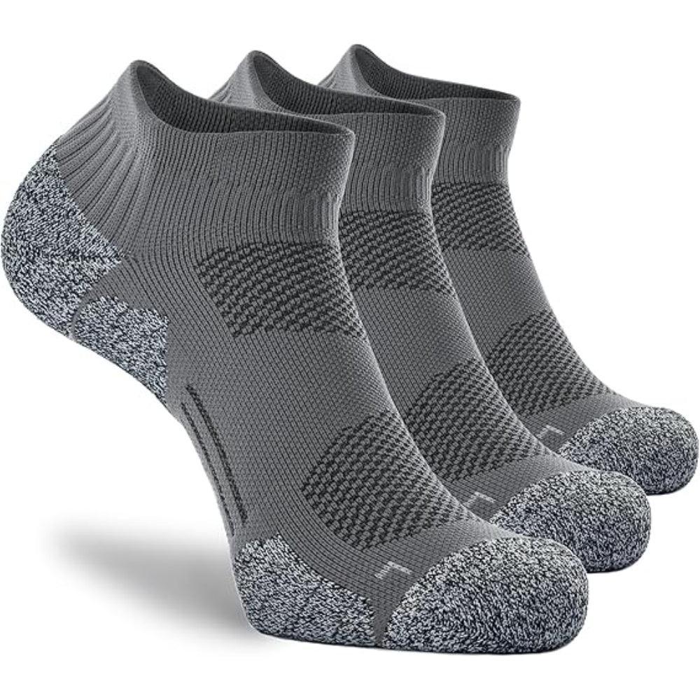 3 Pair Low Cut Arthritis Socks - Compression and Comfort-Plantar Socks