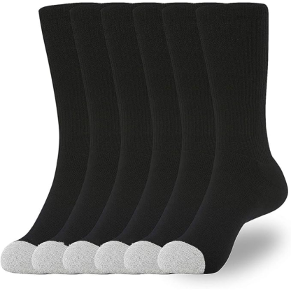 Pack Of 6 Festive And Classic Cushioned Socks Set-Plantar Socks