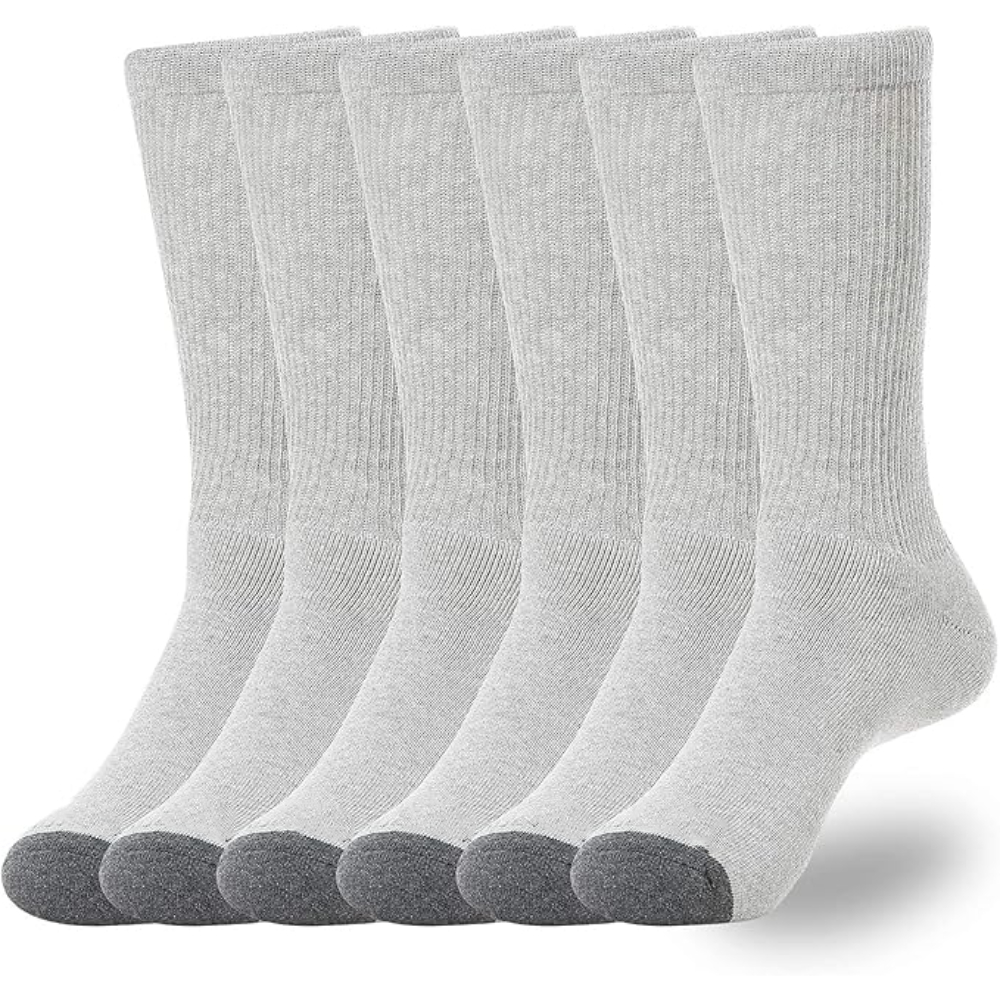 Pack Of 6 Festive And Classic Cushioned Socks Set-Plantar Socks