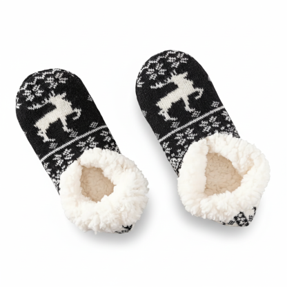Non Slip Warm Plush Fleece Socks For Women