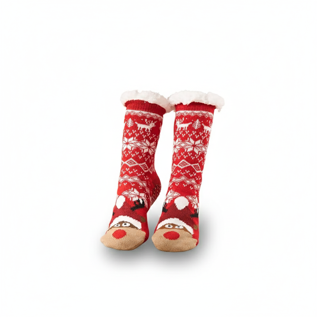 Soft Plush Fleece Lined Christmas Socks For WomenSoft Plush Fleece Lined Christmas Socks For Women - Image 21