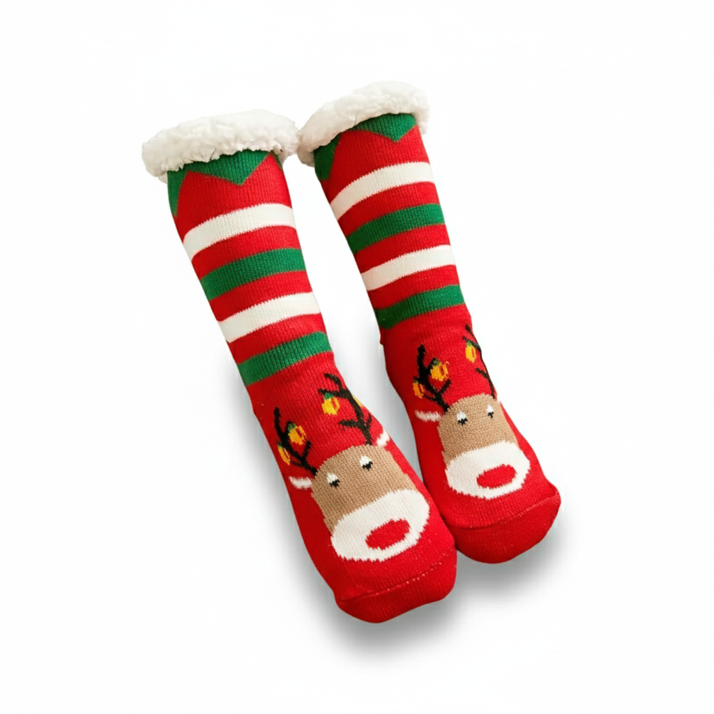 Soft Plush Fleece Lined Christmas Socks For WomenSoft Plush Fleece Lined Christmas Socks For Women - Image 16