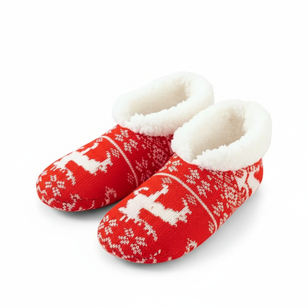 Non Slip Warm Plush Fleece Socks For Women