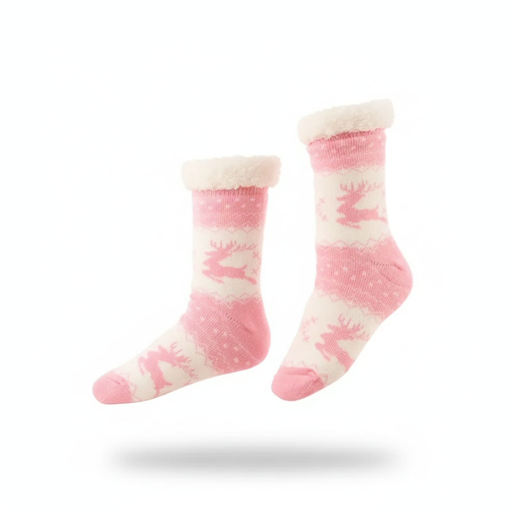 Soft Plush Fleece Lined Christmas Socks For WomenSoft Plush Fleece Lined Christmas Socks For Women - Image 17