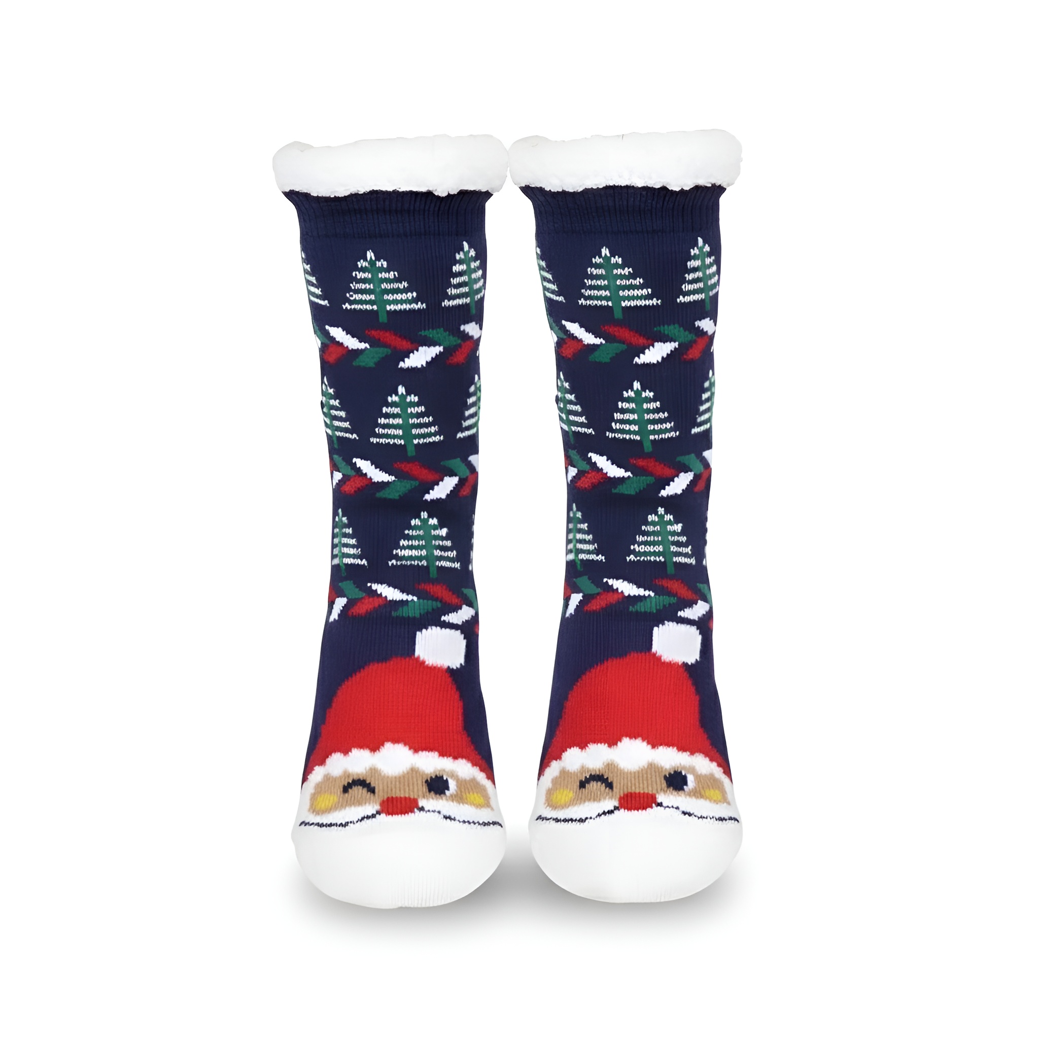Warm And Cozy Cartoon Print Fleece Lined Socks For Women