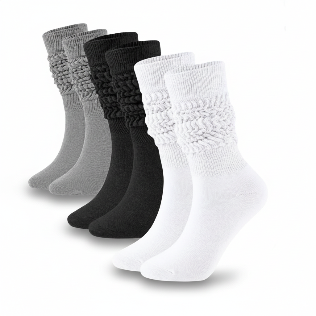 Women Slouch Scrunch Socks