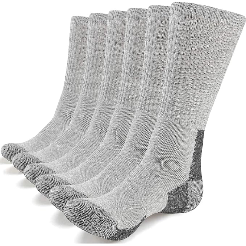Pack Of 6 Festive And Classic Cushioned Socks Set-Plantar Socks