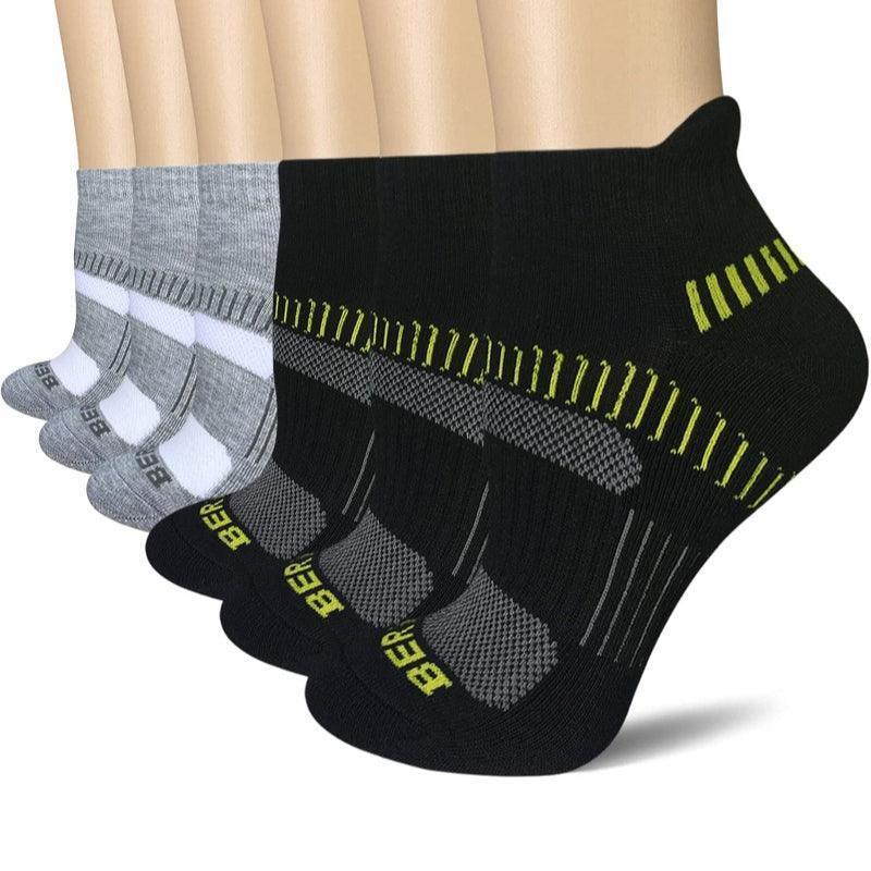 Anti Blister Running Socks Pack Of 6-Plantar Socks