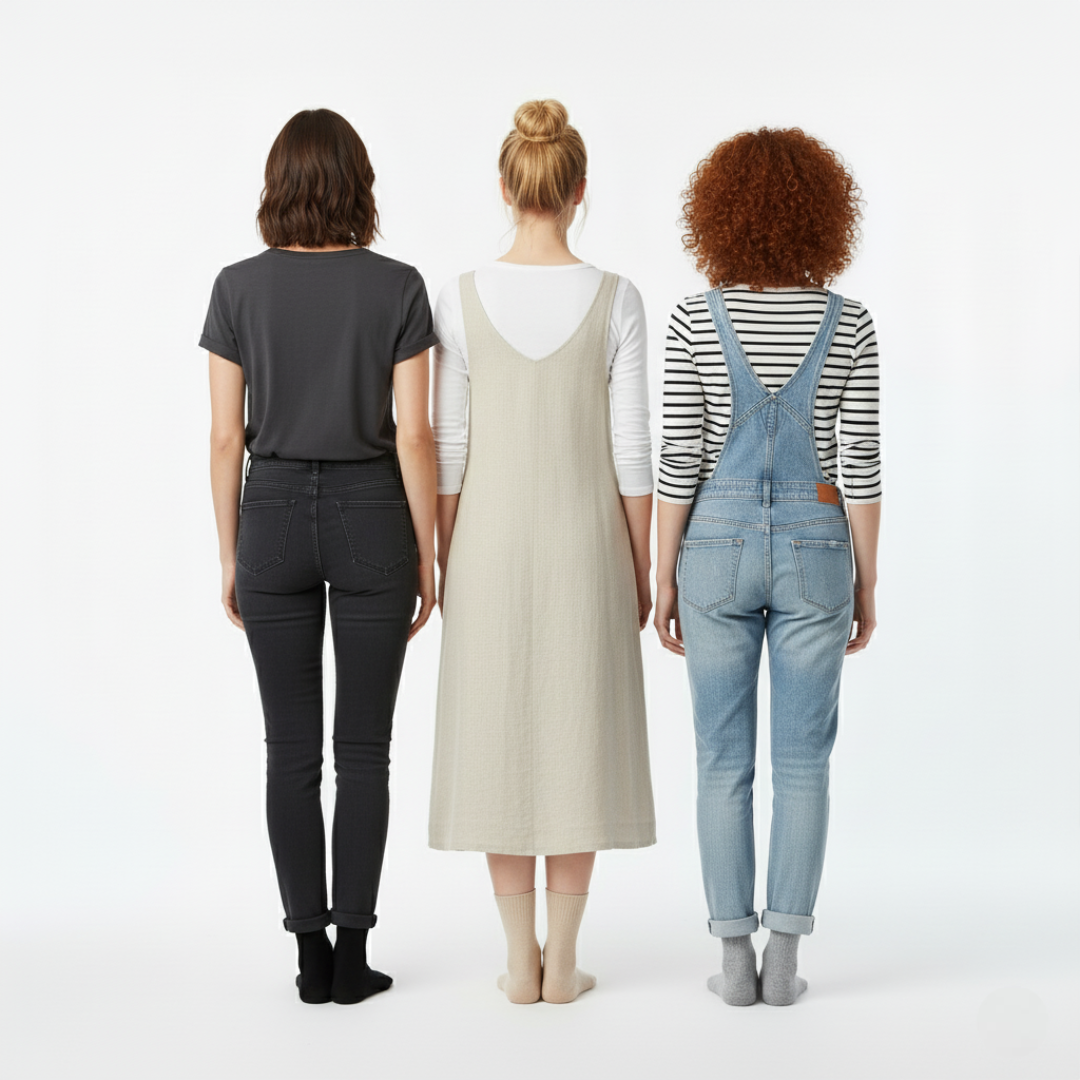 3 Pairs Bamboo Mini Crew Socks For Women