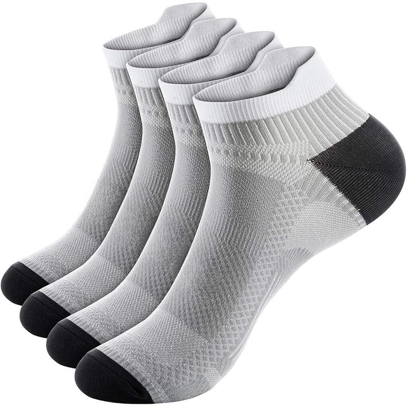 Compression Antimicrobial Socks For Running 2 Pack-Plantar Socks