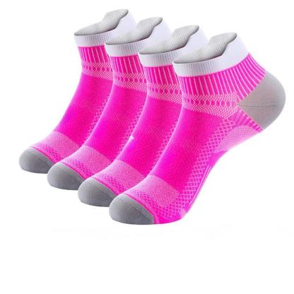 Compression Antimicrobial Socks For Running 2 Pack-Plantar Socks