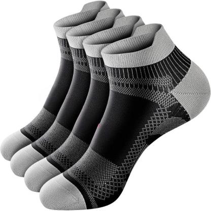 Compression Antimicrobial Socks For Running 2 Pack-Plantar Socks
