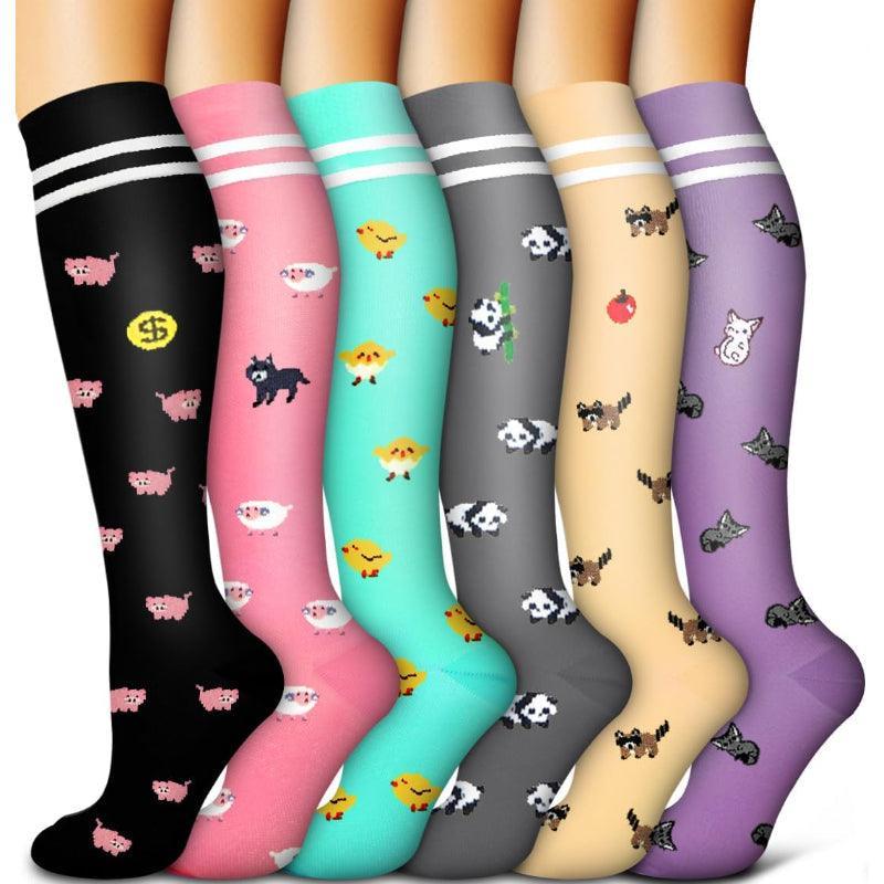 Copper Compression Socks 6 Pairs-Plantar Socks