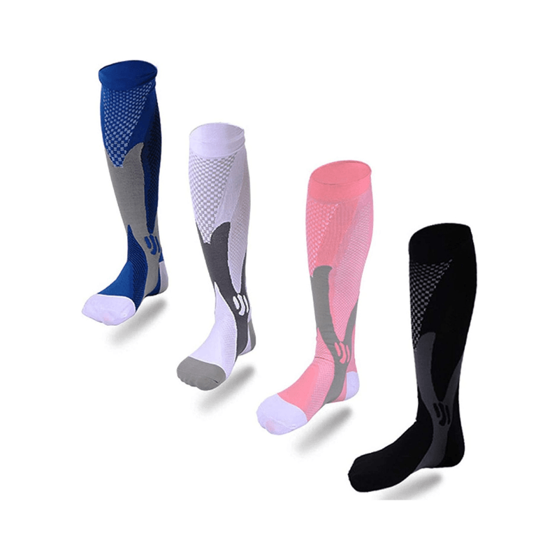 Running Compression Stockings 20-30 Mmhg Sports Socks 6 Pairs-Plantar Socks
